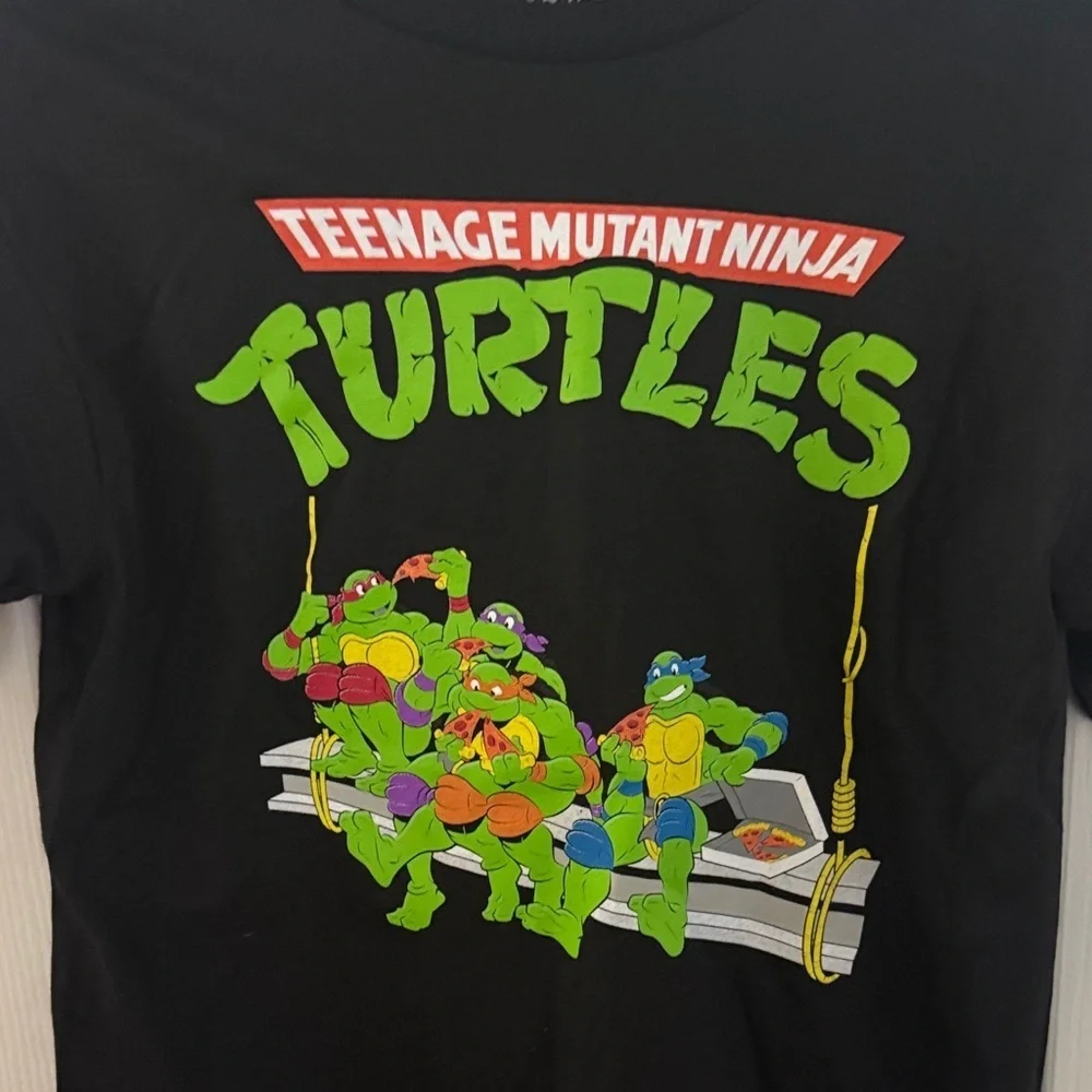Teenage Mutant Ninja Turtles Black Graphic Tee - Picture 2 of 4